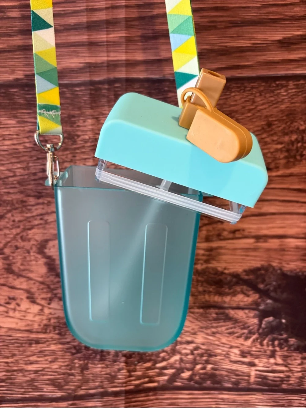 Water bottle Crossbody creamsicle - Aqua